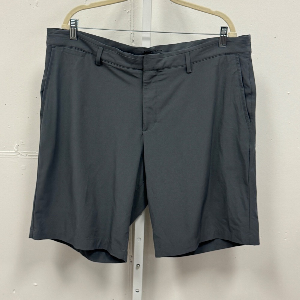 Nike Golf Mens Dri-FIT Standard Fit Shorts Grey 38 833224-021 Stretch Athleisure